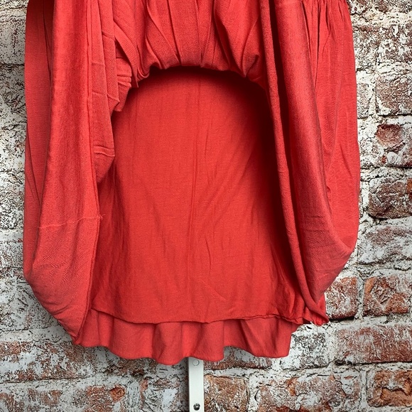 Banana Republic Womenʻs Coral Silk Lyocell Skirt Size 2 - Picture 3 of 5